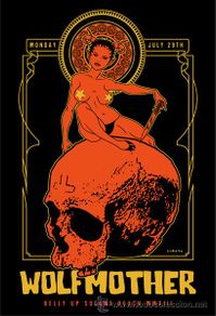 Poster collecting : wolfmother - Belly Up Tavern 29 july 2013 !! cartel concierto 30x40 !!